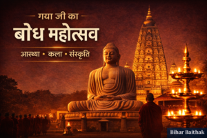 गया जी में आयोजित Bodh Mahotsav और Tapovan Mahotsav 2026 की पूरी कहानी—इतिहास, उद्देश्य, संभावित अतिथि और आयोजन का महत्व। Bihar Baithak की विशेष रिपोर्ट।